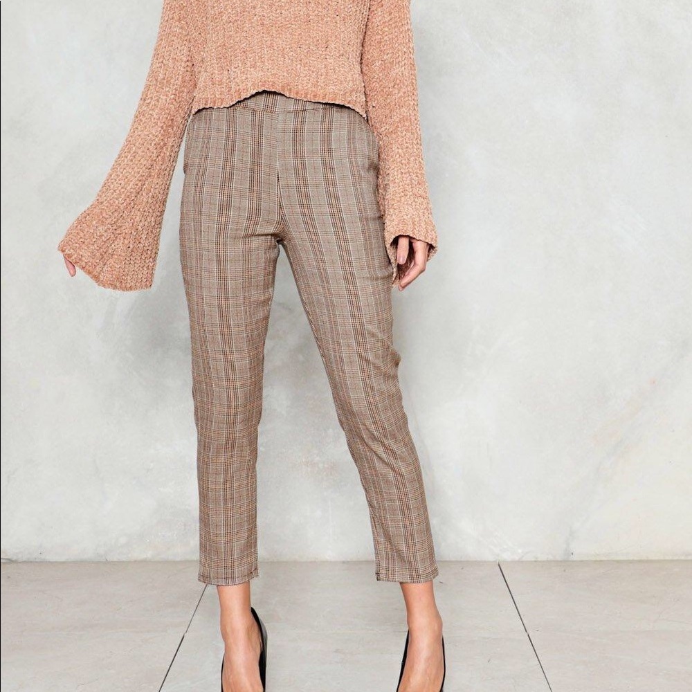 New nasty gal plaid pants
